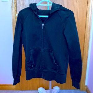Black zipper hoodie